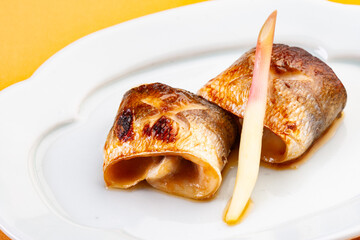 梭子魚の幽庵焼き