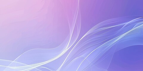 Soothing purple waves in an abstract digital art piece