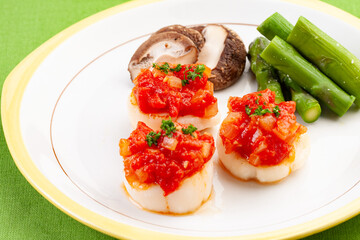 帆立のソテープロバンス風