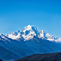 Fototapeta premium Snowy Mountain
