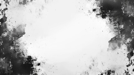 Fototapeta premium Clean Grunge Frame Background Texture with White Color and Space for Text