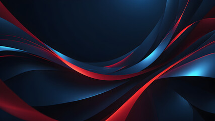 abstract 3d dark blue background with a combination of luminous red overlap style graphic design element