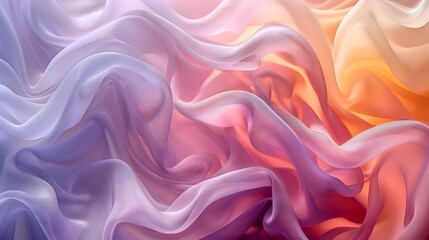 Fototapeta premium Soft Waves of Gradient Elegance - Fluid Chromatic Design for Captivating Visuals