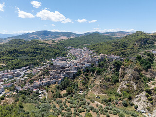 Obraz premium Aerial View - Tursi, Italy