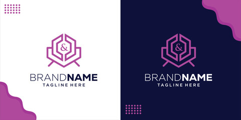 Creative Sofa logo with Letter CC, Design Inspiration, Illustration, Vector