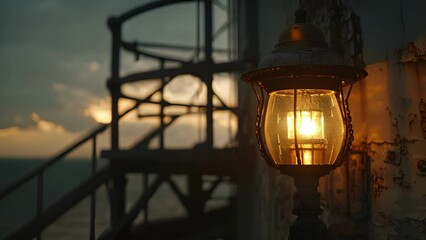 A symphony of light and dark greets visitors at the lighthouse with the perfect balance for a restful nights sleep. .