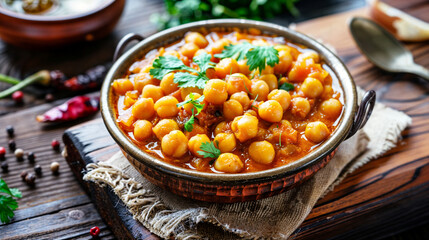 Popular meals in India.
Chana Masala - A chickpea curry seasoned with spices, loved mainly in North India.