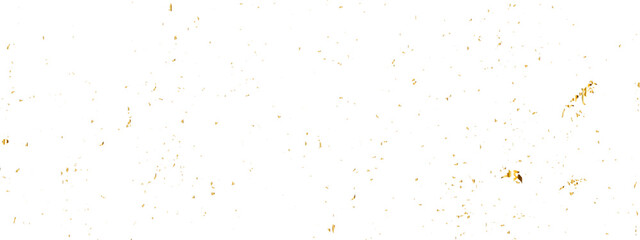 Doted and confetti golden glitter on transparent background. Shiny glittering dust. Gold glitter sparkle confetti that floats down falling. Vector illustration.