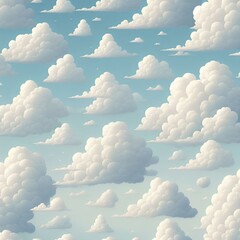 seamless clouds on sky