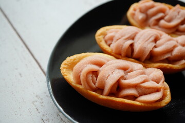 ご当地タルト。栃木県で購入したあまおうタルト。