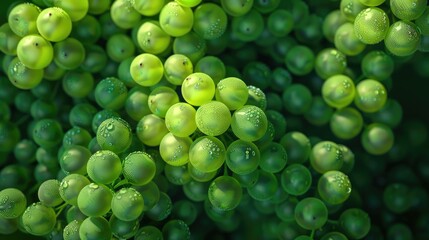 Grapes that are green