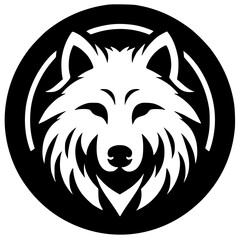 Wolf head silhouette
