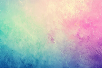 Obraz premium Gradient from green to pink It has a range of blue and purple. Accented with subtle glow and bright light shining from above