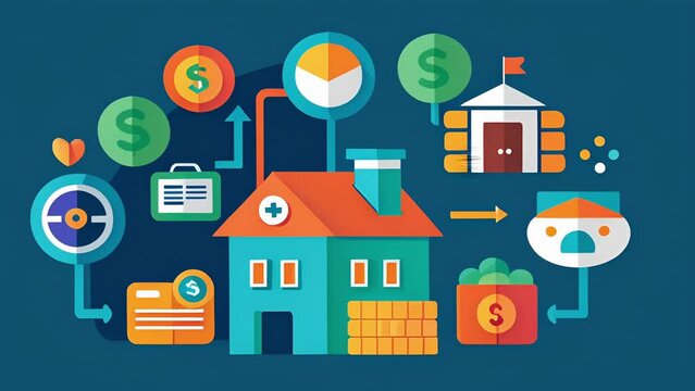 A visual representation of the various fees and costs associated with a mortgage such as appraisal fees closing costs and insurance premiums.