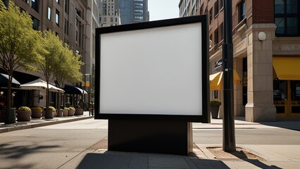 Mock up of blank billboard, outdoors advertising board outdoors