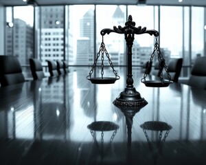 The scales of justice are a symbol of the impartiality and fairness of the legal system.