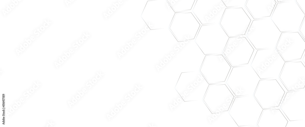 Poster vector abstract hexagonal background molecular structure with geometric abstract background with sim
