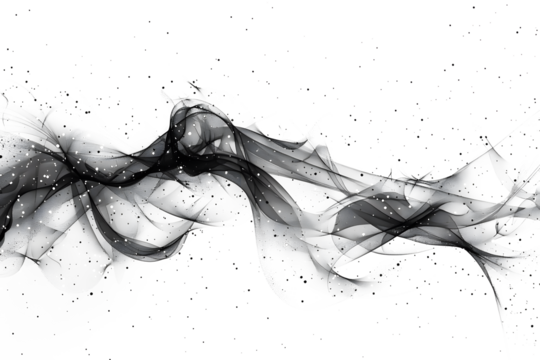 A network of interconnected dots forming constellations, representing the interconnectedness of data points illustration on white and transparent background - Powered by Adobe