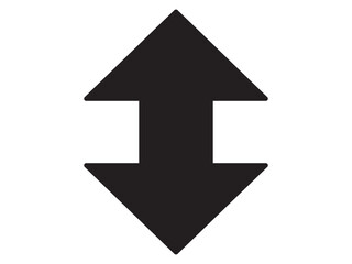 Arrow down up icon design illustration.