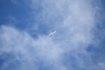 plane in the sky