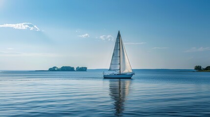 Fototapeta premium boat sailing wallpaper