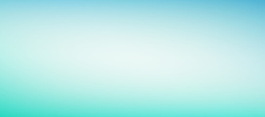 緑と青と白、グラデーションの抽象的な背景。テンプレート、コピースペース。