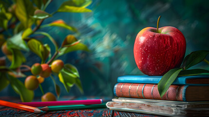 back to school wallpaper, blackboard, school bag, classroom, school stationery, copy space background