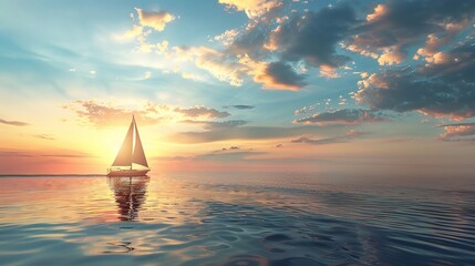 Sailing boat wallpaper