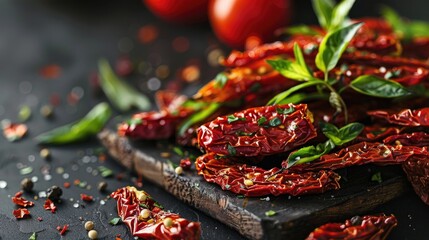 A picture of sun dried tomatoes