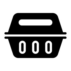 lunch box Solid icon