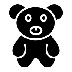 teddy bear Solid icon