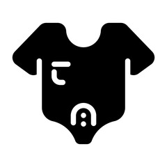 baby clothes Solid icon