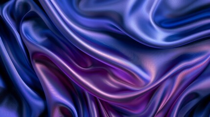 Obraz premium Surreal Textures in Blue and Pink: A Mesmerizing Swirl of Fabric
