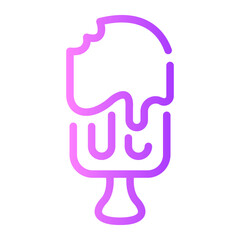 popsicle Line Gradient Icon