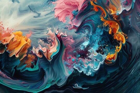 An abstract interpretation of painkillers morphing into soothing waves