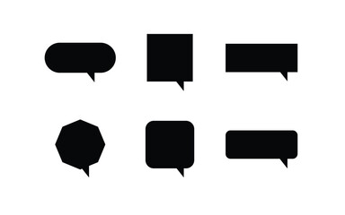 Comic speech bubble vector design collection