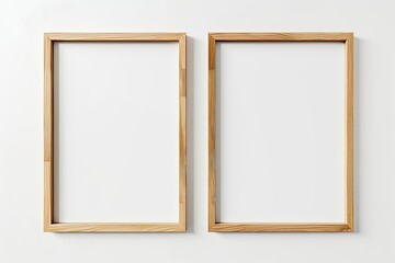 Obraz premium Blank Poster Mock Up Frame, Generative AI