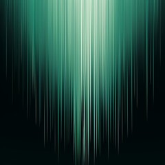 3d rendering  of A Green aurora fills the sky