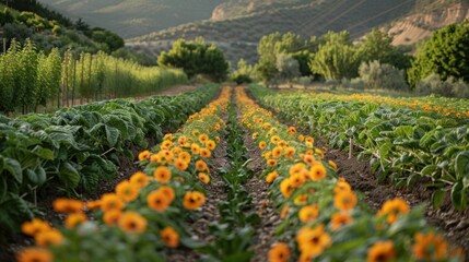 Visiting an organic farm as part of an eco-friendly travel itinerary