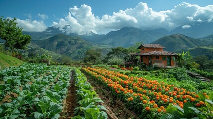 Visiting an organic farm as part of an eco-friendly travel itinerary