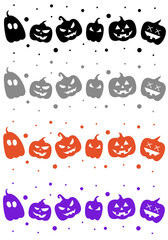 Pumpkins vector art 