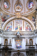 Fototapeta premium interior of the cathedral of guadalajara, jalisco, mexico