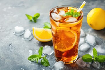 Summertime Cool: Enjoying the Classic Flavor of Iced Tea with a Lemon Twist