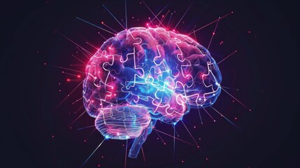 Neurological networks: brain puzzle connectivity in x-ray
