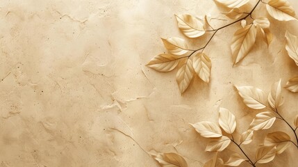 Simple Background Texture. Aesthetic Beige Shadow on Light Textured Design