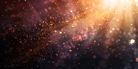 Obraz premium background with stars and particles