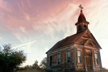 Fototapeta premium church in the morning