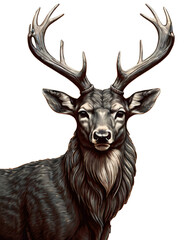 deer head isolated