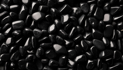 Black gravels texture background
