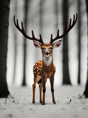 Fototapeta premium deer in the woods